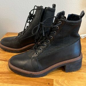 Alex Marie Black Leather Boots